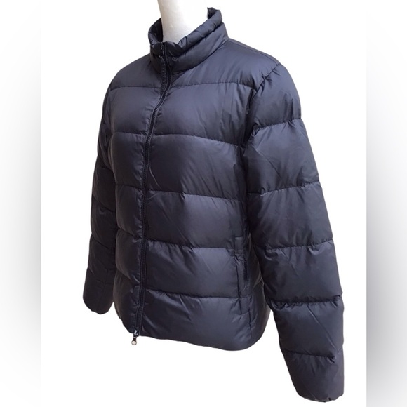 Dover Black Quilted Packable Down Jacket Coat Size Large - Picture 3 of 7